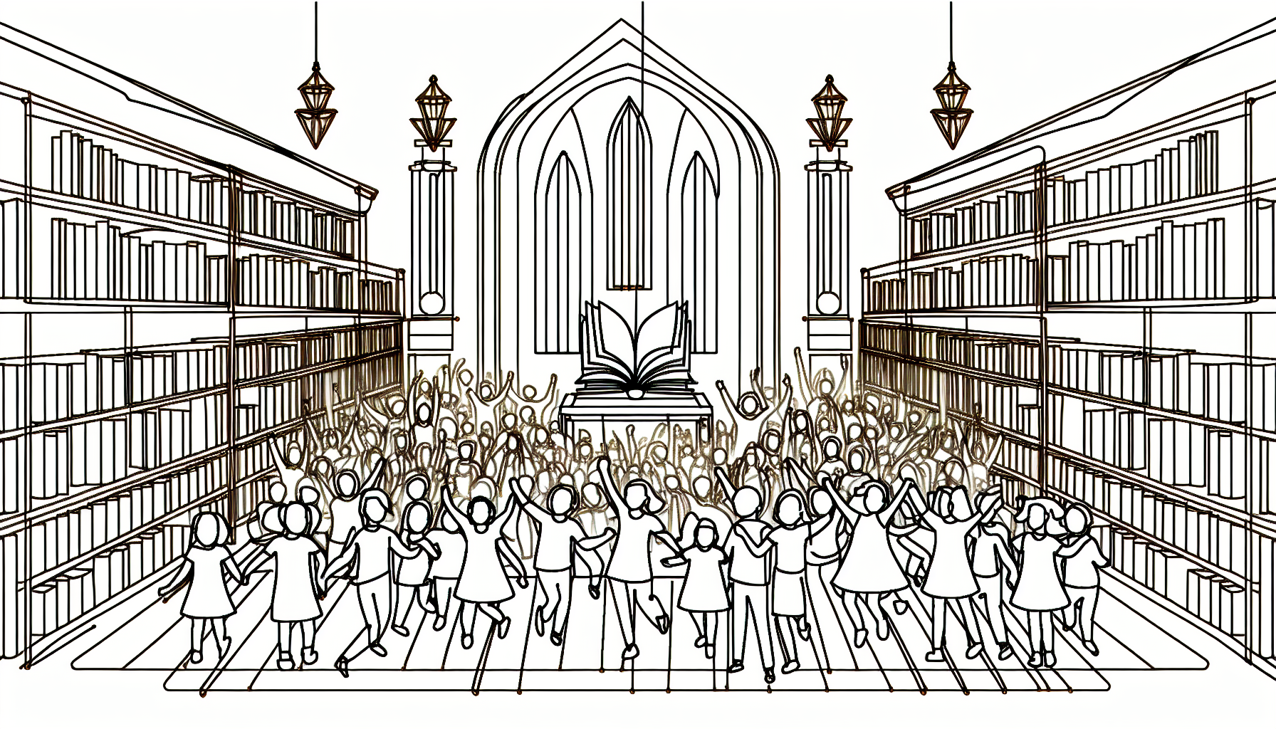 100 skolebørn fejrer ny fantasybog på Odense Bibliotekerne